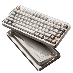 Ticktype EVO75 Wireless Custom Mechanical Keyboard, Evoworks, Creamy Sound, Premium Aluminum Build, Hot-Swappable 75% Layout, Father's day gift, From QK, Owlab, Neo
