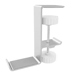 Adjustable Headband Earphone Stand Hook, Universal Desk Mount Holder, Portable High Capacity Storage Solution, Durable Multifunctional Organizer