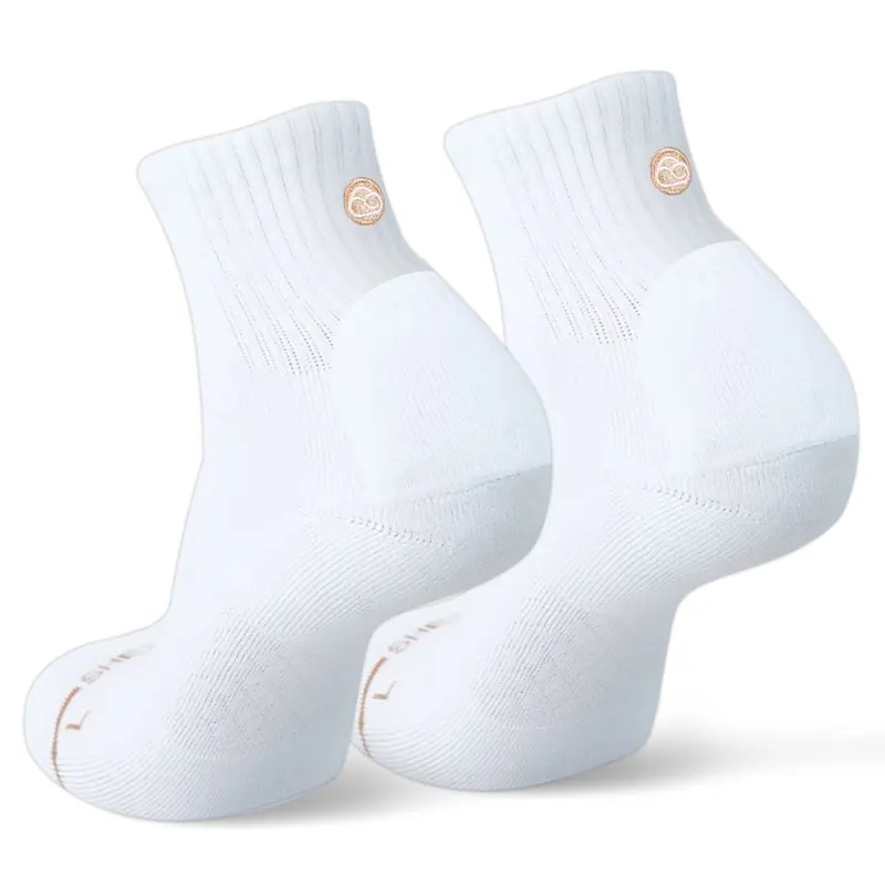 SHEZZA Anti-Blister Heel Padded Quarter Socks - Foam Cushion Comfortable Unisex for Boots, Sambas, Loafers & Running Sneakers - Womenswear