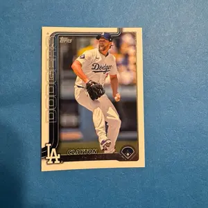 2025 Topps baseball card Clayton Kershaw Dodgers