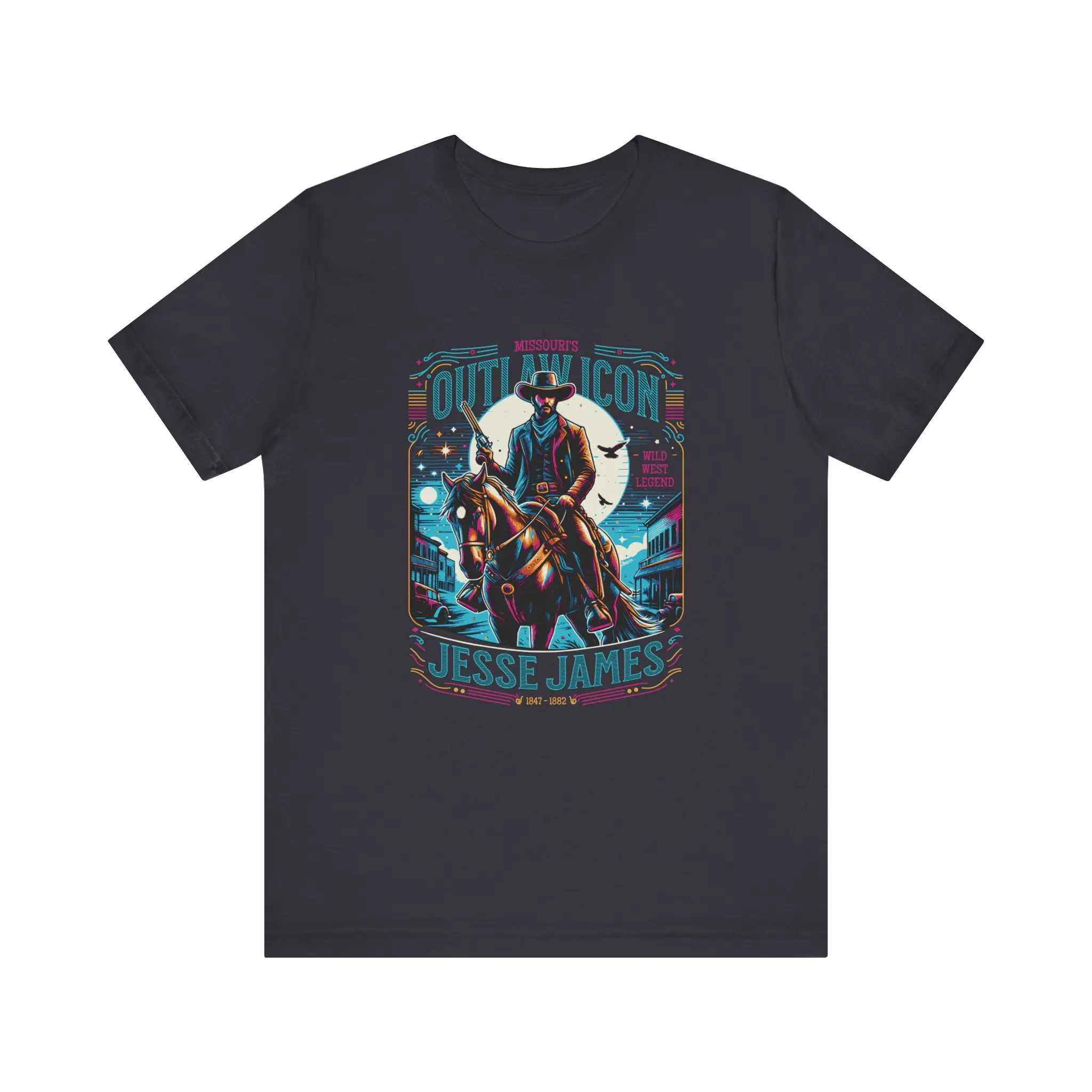 Jesse James MO: Unisex Jersey Short Sleeve Tee - TikTok Shop