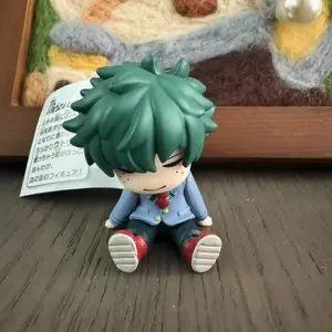 Genuine Gacha Scale Model My Hero Academia Midoriya  Katsuki Todoroki Shoulder To Shoulder Sleep Series Action Figure Toys