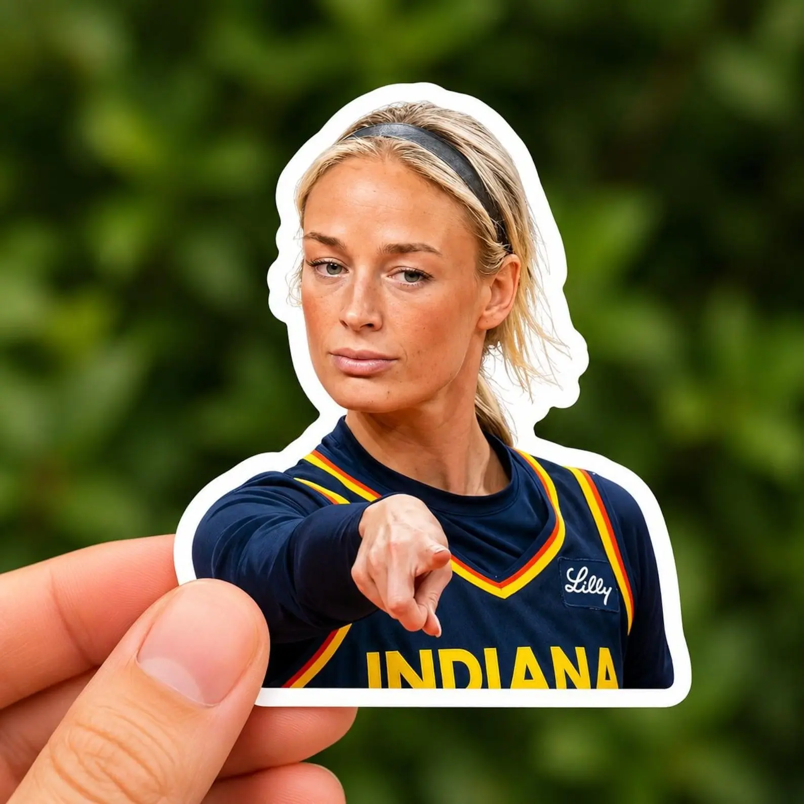 Sophie Cunningham Sticker, Sophie Basketball Point Guard Sticker Magnet, Funny Basketball Fan Decal, Athlete Gift, Waterproof Sports Sticker