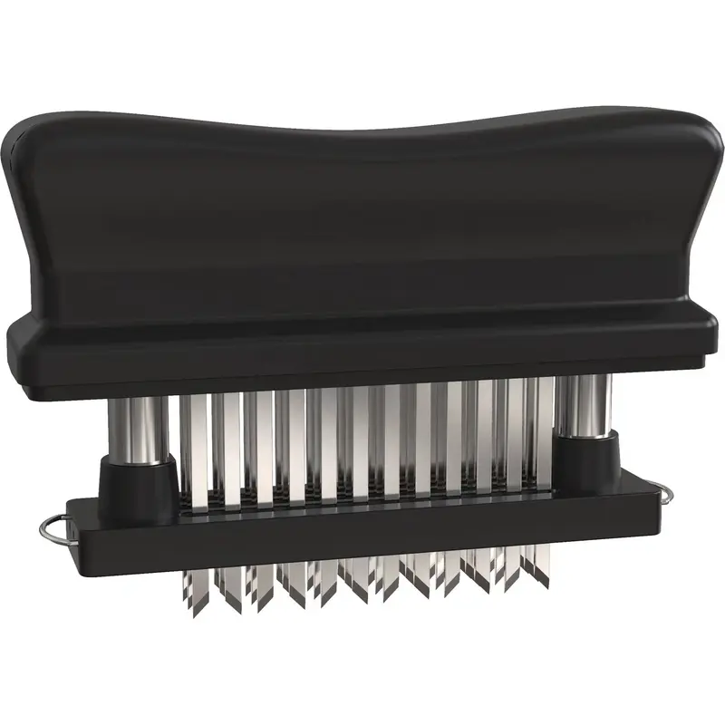 48-Blade Stainless Steel Meat Tenderizer – Manual Needle Steak Tenderizing Tool for Juicy, Even Cooking