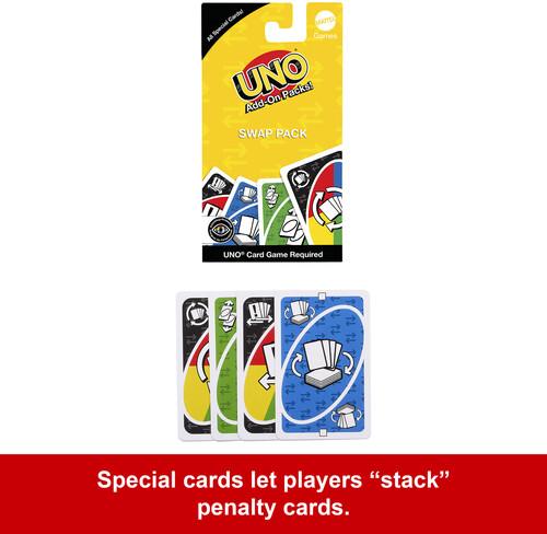 Mattel Games - UNO Swap Pack Add-On  [COLLECTIBLES] Card Game, Table Top Game
