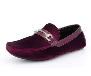 Bling Burgundy Amali Men's Driving Loafer