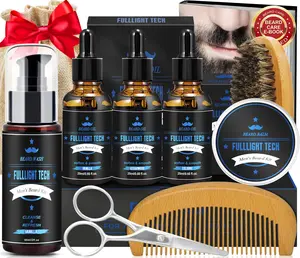 Mayicivo Biethday Gifts,Husband Birthday Gifts,Beard Kit Includes 3 Scented Beard Oil,Vanilla Beard Shampoo & Balm, Brush, Comb,Scissors,Beard Care & Grooming Men Christmas Stocking Stuffers Gifts for Men Him Dad Boyfriend