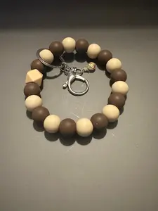 Silicone Beaded Wristlet