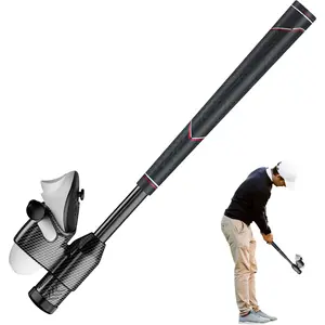 VR Golf Club Attachment Compatible with  Quest 3/3S, Golf Simulator with Double Lock, Non-Slip Grip, Precision  & Adjustable Weight, VR Accessories for Right Controller