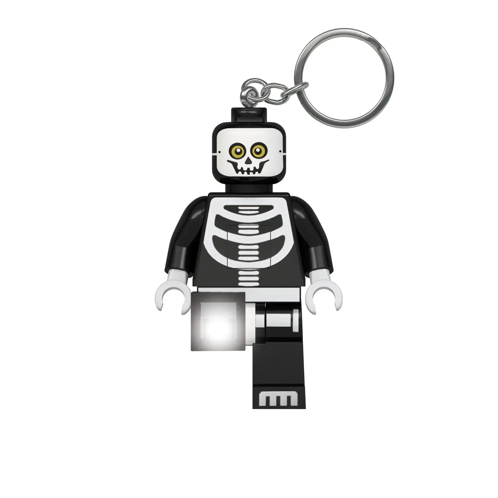 LEGO® Keychain Light - Skeleton Guy (KE137H), Large 3 Inches Tall