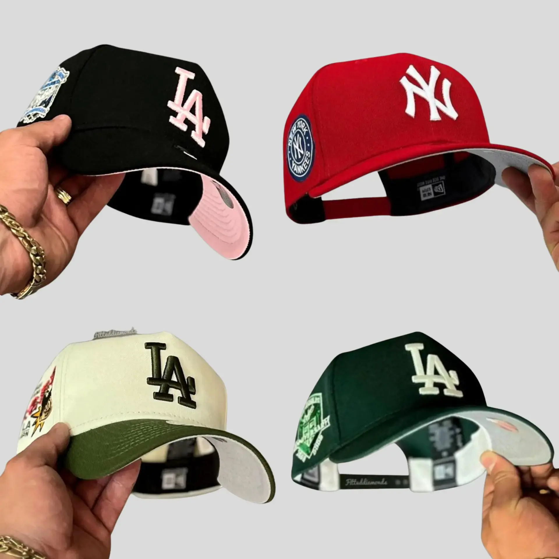 MLB New Era Dodgers Yankees Embroidered Baseball Cap – 59FIFTY Fitted 9FORTY Adjustable Snapback Hat for Men Women, Premium Unisex Streetwear, Vintage American Sports Style, Everyday Urban Fashion Accessory, Trending 2026