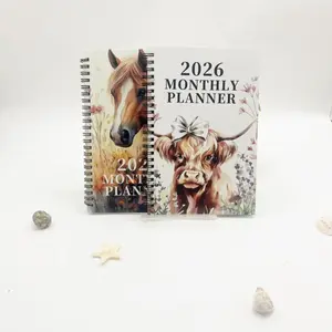 2026 Monthly Planner, Balance Life Rhythm, Track Daily Tasks, Organize Living, Comprehensive Weekly Organizer, Easy Planning Notebook