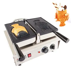 AP-200 Taiyaki Maker | Fish Ice Cream Cone Maker | Cast Iron Taiyaki Pan | 1 Big Open-Mouth Fish Waffle
