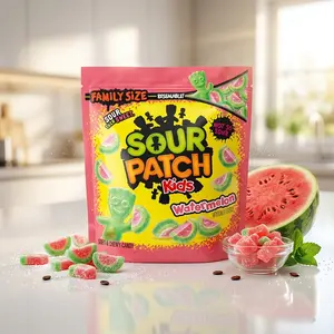 SOUR PATCH KIDS Watermelon Soft & Chewy Gummy Candy, Family Size, Bulk Candy, 1.8 lb