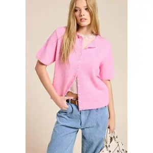 Stevie - Short Sleeve Cardigan