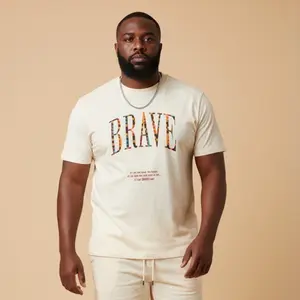 Men's Brave Mid-Weight T-shirt Front Print