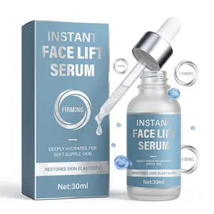 Firming Face Lift Serum – Instant Smoothing & Tightening Effect for Loose, Sagging Skin – Deep Hydration with Hyaluronic Acid & Peptides – Restores Supple, Youthful-Looking Complexion – For Cheeks, Jawline & Neck – 30ml