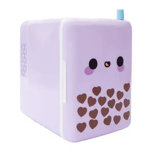 Boba Tea Mini Beauty Fridge for home and office and for make up products skin care drinks cosmetic product storage