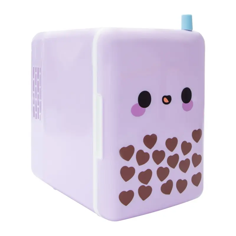 Boba Tea Mini Beauty Fridge for home and office and for make up products skin care drinks cosmetic product storage