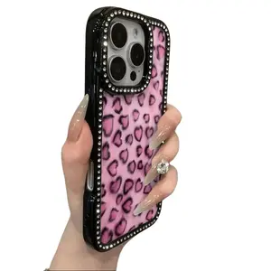 Diamond Pentagram  Leopard Pattern Suitable for iPhone  16 15 14 13 12 Plus, 16 15 14 13 12 Pro ，16 15 14 13 12 Pro Max, Perfect for