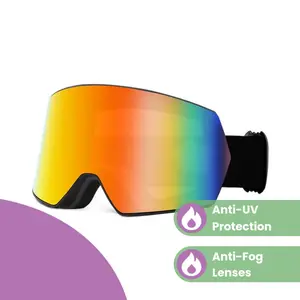 ski mask Outdoor Ski Goggles Anti-UV Anti-Fog Snow Cycling Glasses TPU Material for Enhanced Visibility & Comfortable Fit Skiing