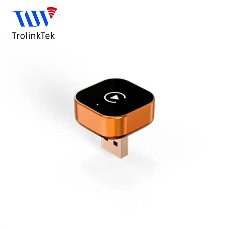 TrolinkTek 2026 Wireless CarPlay Adapter & Android Auto Adapter - 5GHz Bluetooth 5.4 dual-mode Type-C/USB dual interface, plug and play, second connection without delay, support OTA online upgrade