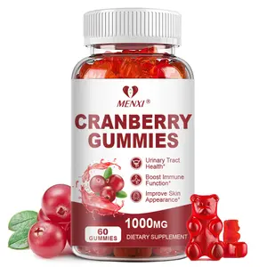 Cranberry Gummies with Vitamin C & Antioxidants - Supports Urinary Tract Health, Immune System & Overall Wellness, 60 Gummies, Delicious Berry Flavor