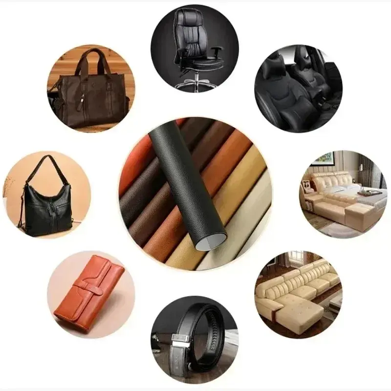 Self-Adhesive Leather Repair Patch, 20x54in Strong Adhesion Waterproof Scratch-Resistant Easy-Cut Tape, Large Vinyl Repair Kit for Sofa & Car Seats, Patch Furniture Stickers