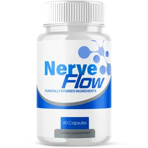 Nerve Flow Advanced Nerve Support Pills Natural Vitamin Supplement Once Daily 60 Capsules