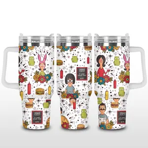 Funny Bob's Burger Cartoon Tumbler, Cute Cartoon Gift for Your Beloved, Movie Character Tumbler