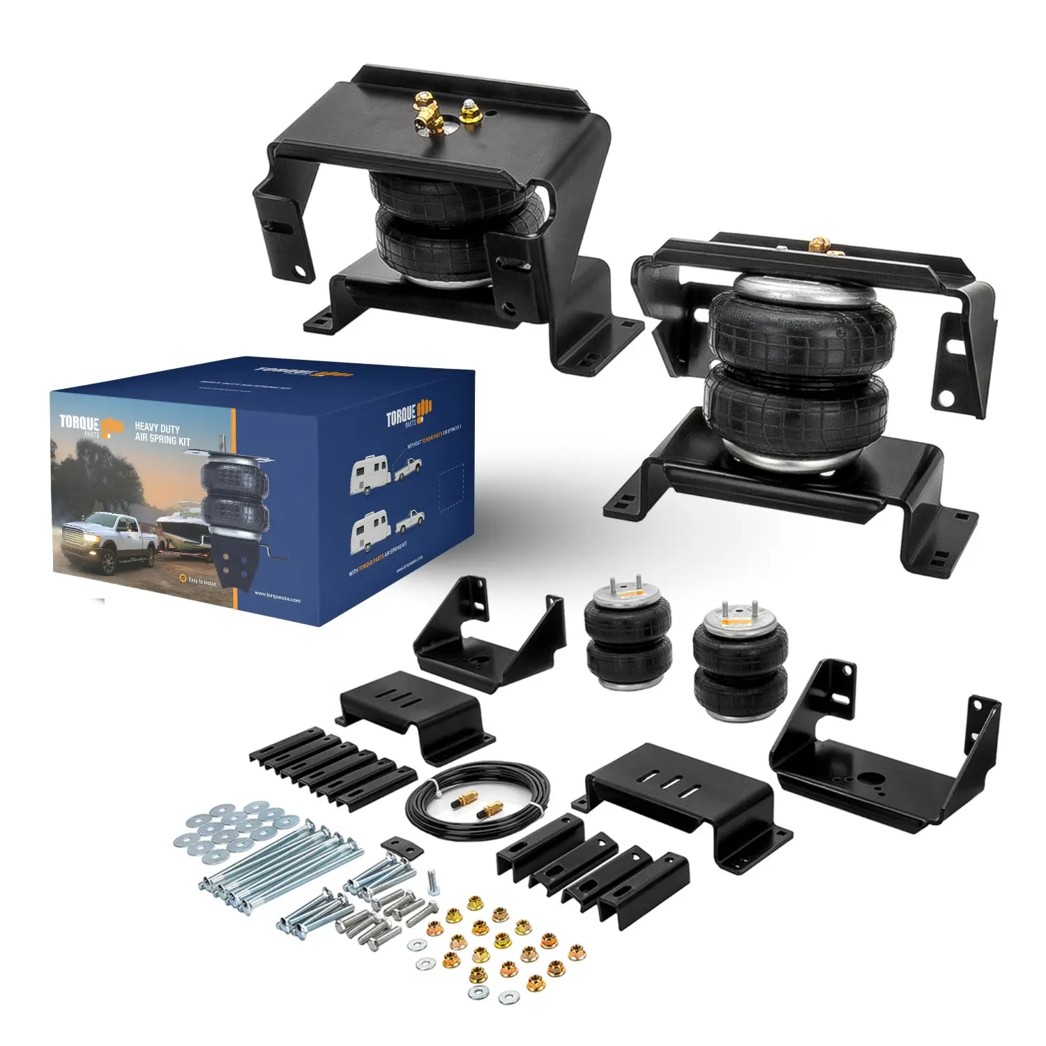Air Bag Suspension Kit for 2011-2012 Chevy C3500HD Cab Chassis Truck, Auto Replacement Part Compatible with Airlift 57345