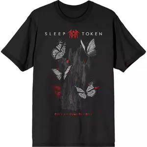 Sleep Token Butterflies Band T-Shirts Menswear Top , Graphic Tee Cotton Medium Tshirt