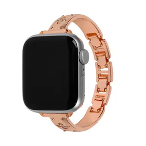 Women's Metal Bracelet Strap for Apple Watch S1-S11, Daily Wear & Party Use, Stylish and Durable, Perfect Accessory, Smart Watch Straps
