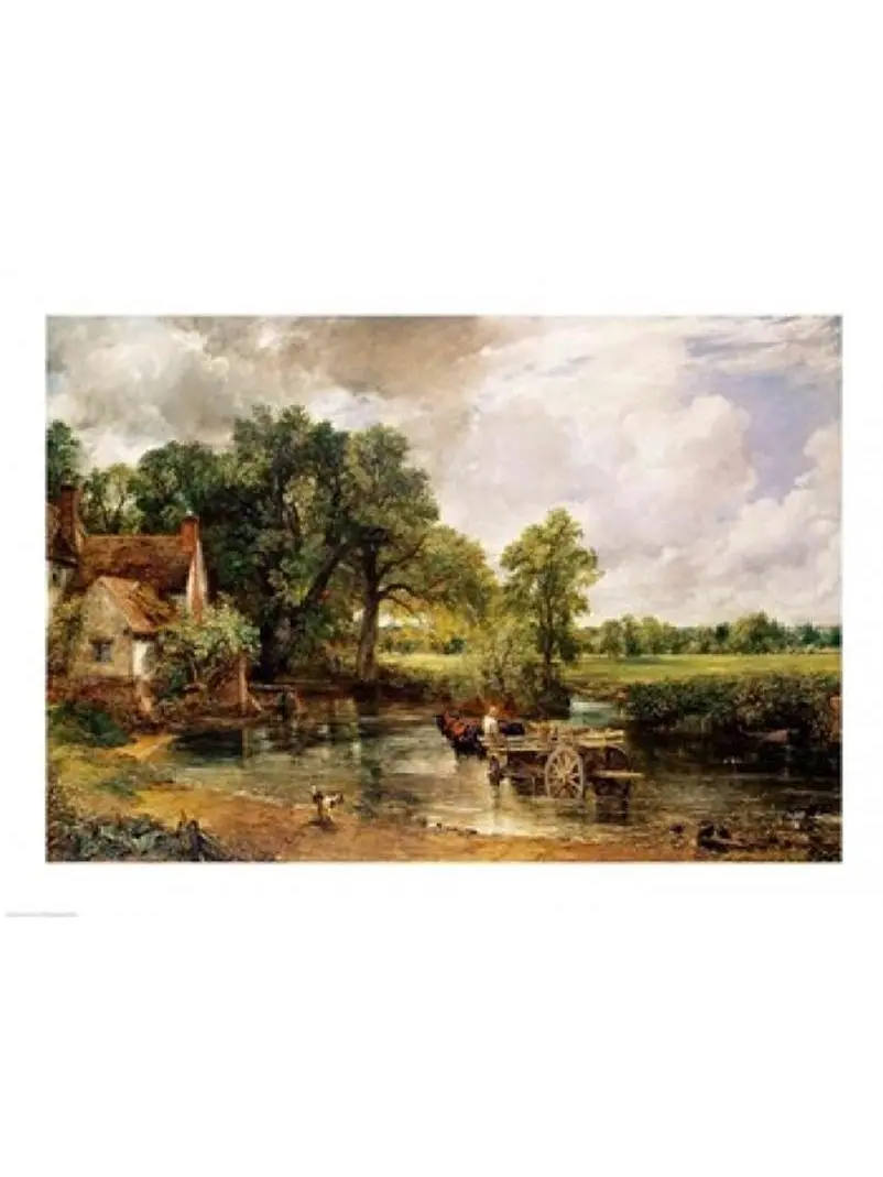 The Hay Wain 1821 Poster Print by John Constable - 24 x 18 in.