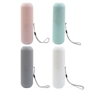 Portable Toothpaste Toothbrush Protect Holder Case Travel Camping Storage Box Protect Toothbrush Toothpaste from Dirt and Damage