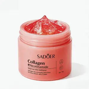 Collagen Niacinamide Jelly Cream Instant Glass Skin Glow  All-Day Deep Hydration  Lightweight Non-Sticky Jelly Texture  Brightens Dull Skin  Evens Skin Tone, Boosts Elasticity Facial Moisturizer Moisturizer