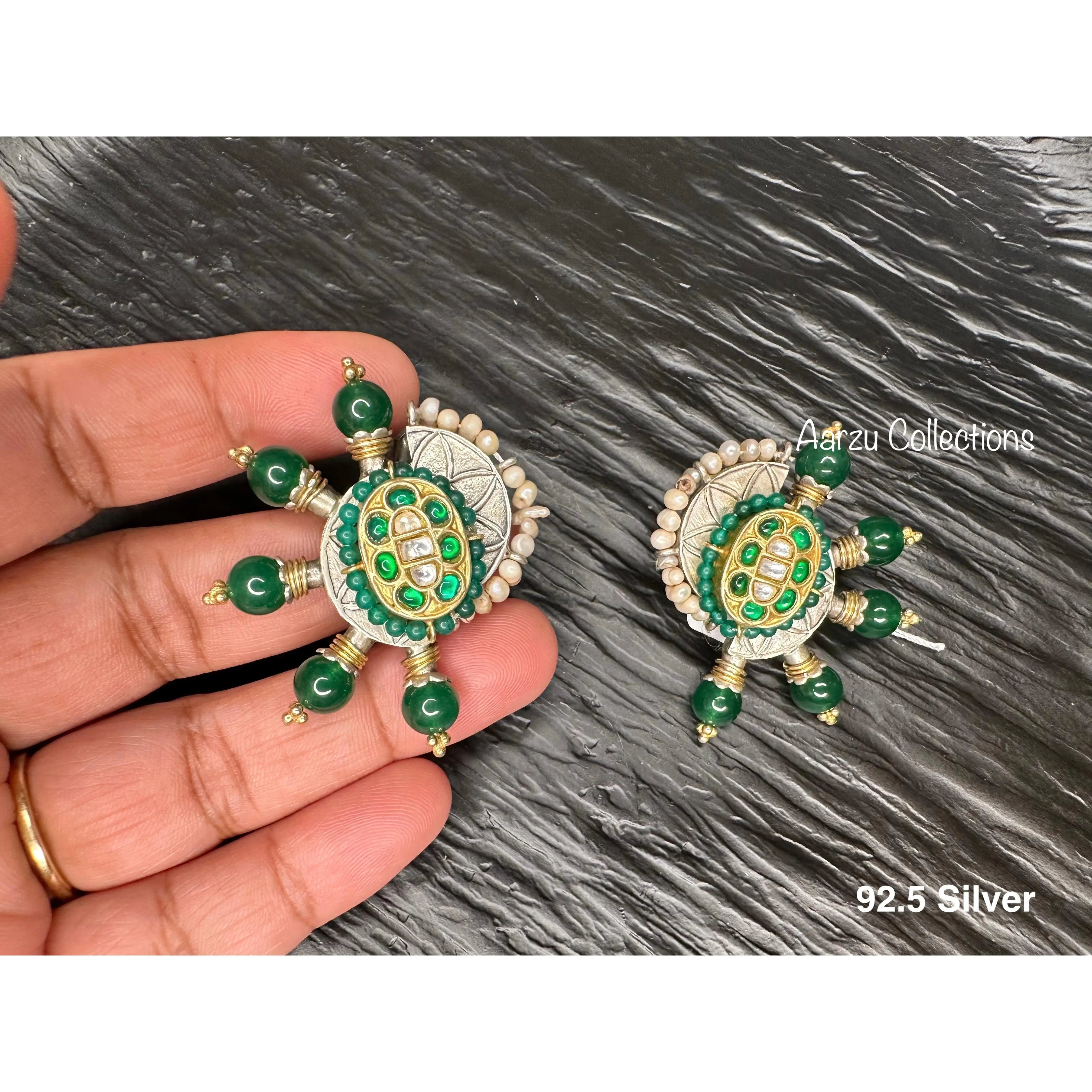 92.5 Silver  Fusion Earrings