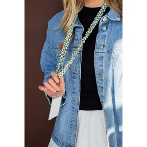 Lindsey Checked Lanyard