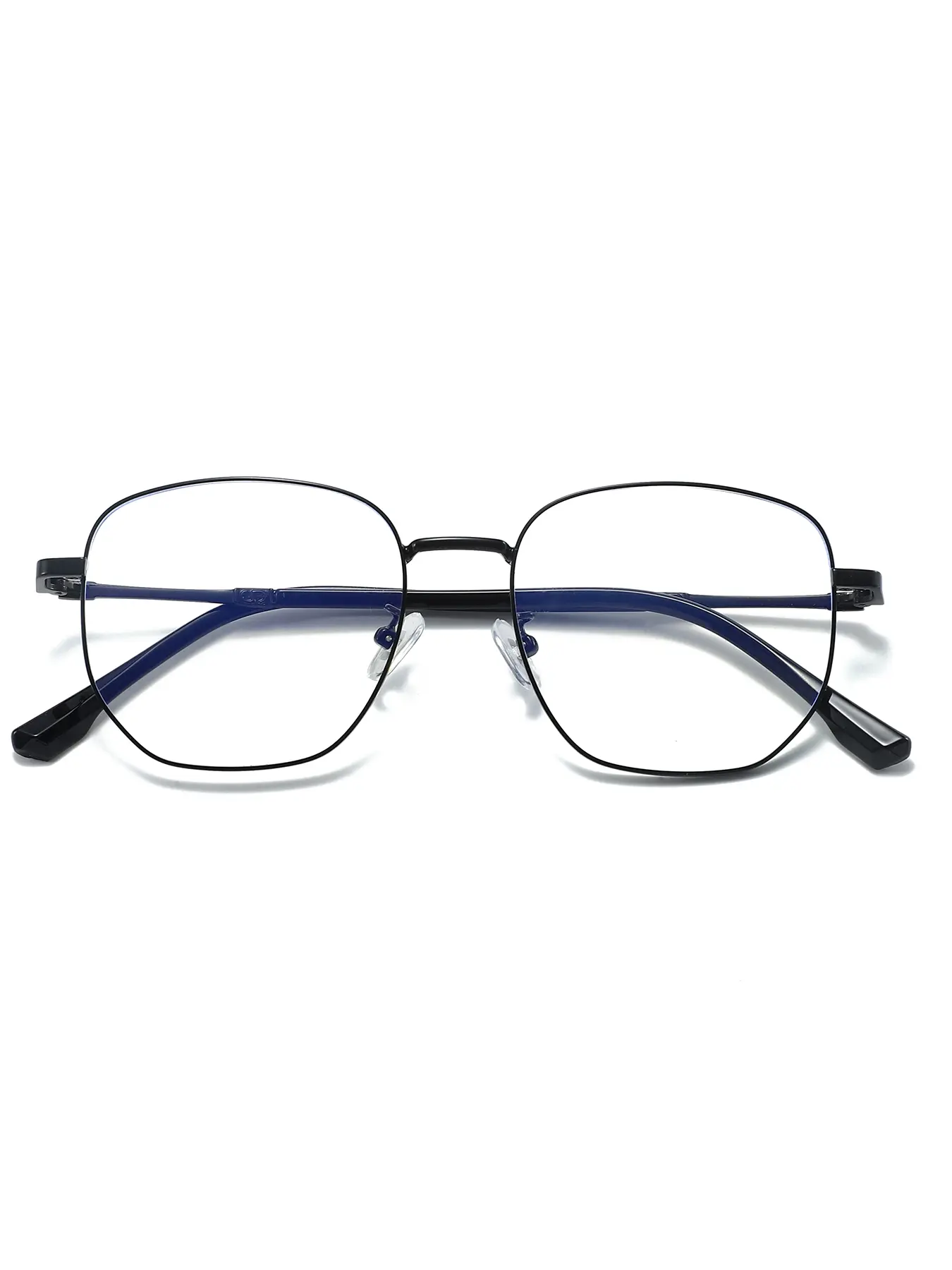 Fashion Light Blocking Glasses Eyeglass Frames Metal Frame Unisex Eyewear Casual Stylish Glasses Gift Box Daily Wear Festival Essentials Artistic Style Fashion Frame Eyeglasses