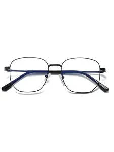 Fashion Light Blocking Glasses Eyeglass Frames Metal Frame Unisex Eyewear Gift Box Daily Wear Festival Essentials Artistic Style Fashion Frame Eyeglasses