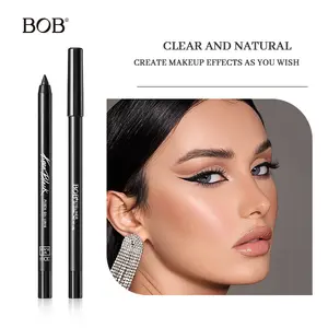Bob Lasting Dazzling Black Eyeliner Pen Waterproof, Non-smudging and Non-fading Beginner Natural Color Eyeliner