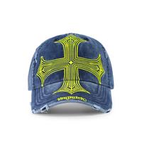 Von Dutch Denim 'Lowrider' Hat– Blue and Yellow