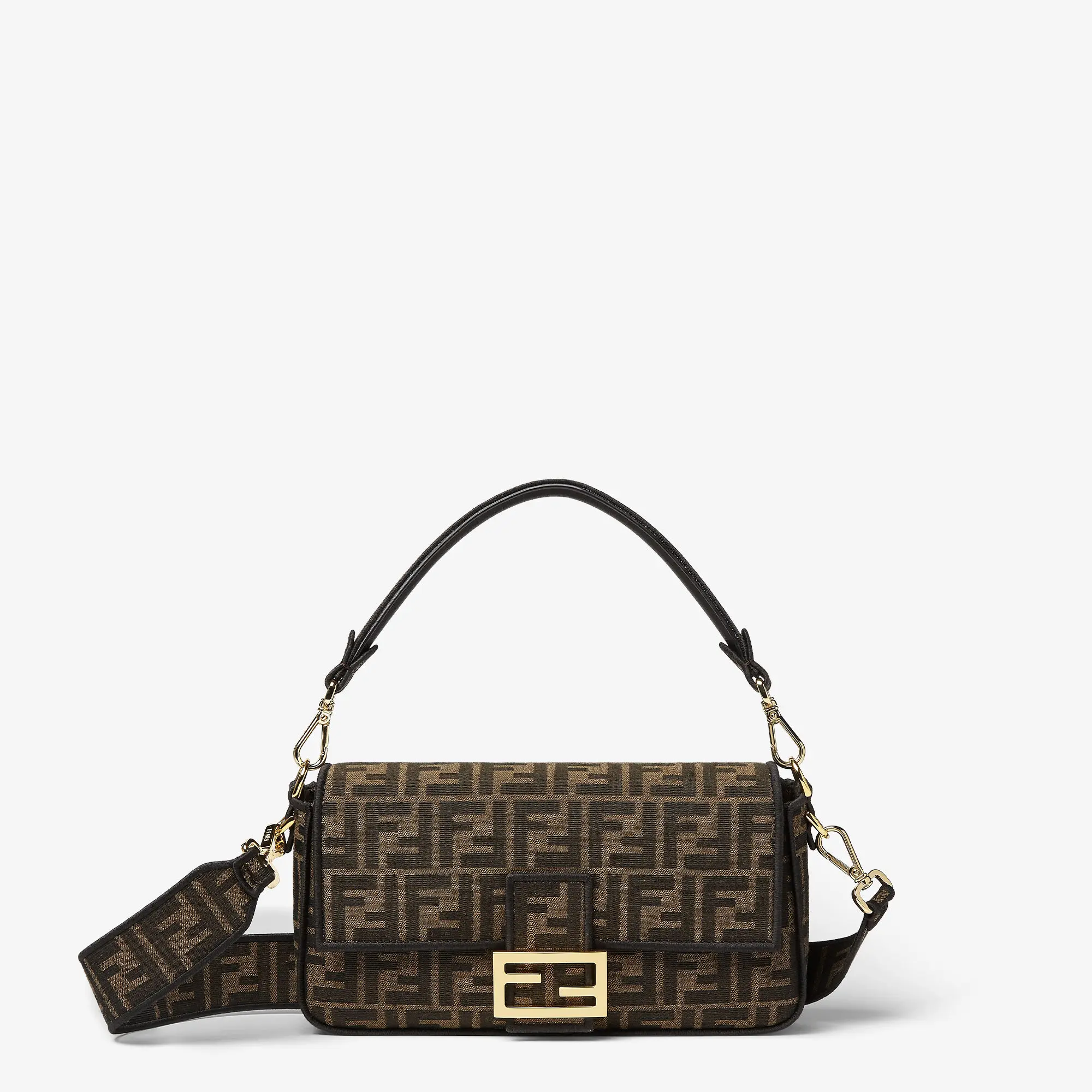 Pre-owned FENDI NYLON Shoulder Bags BAGUETTE HANDBAG