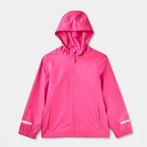 Kids' Rain Coat - Cat & Jack Dark Pink XL