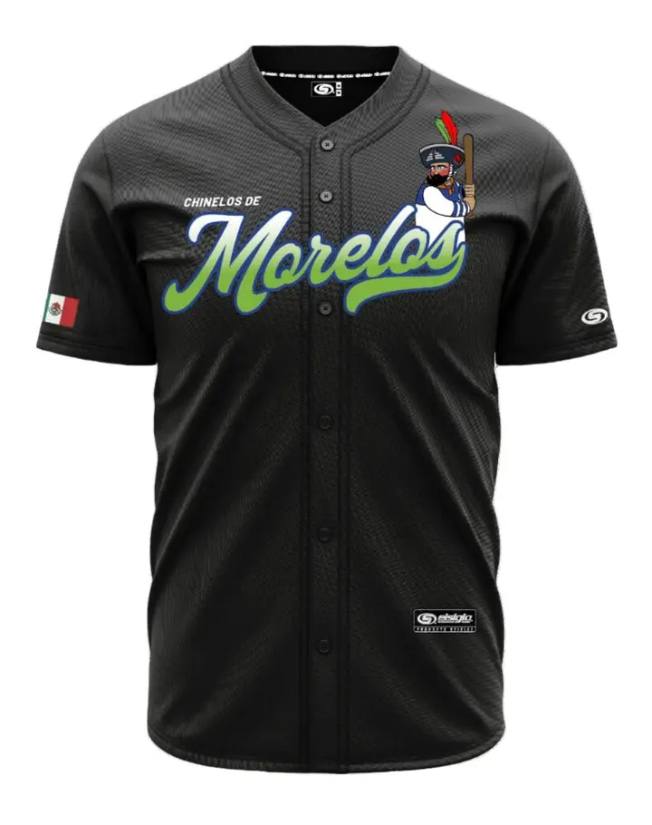 Chinelos De Morelos jersey - Unisex Short Sleeve Jersey for Baseball & Softball - Breathable Fabric, Fitted Design, Machine Washable