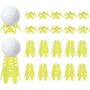 Plastic Golf Tees, Golf Simulator Tees for , Outdoor Indoor Golf Tees Simulator Practice , Golf Mat Tees for Winter Turf and Driving Range