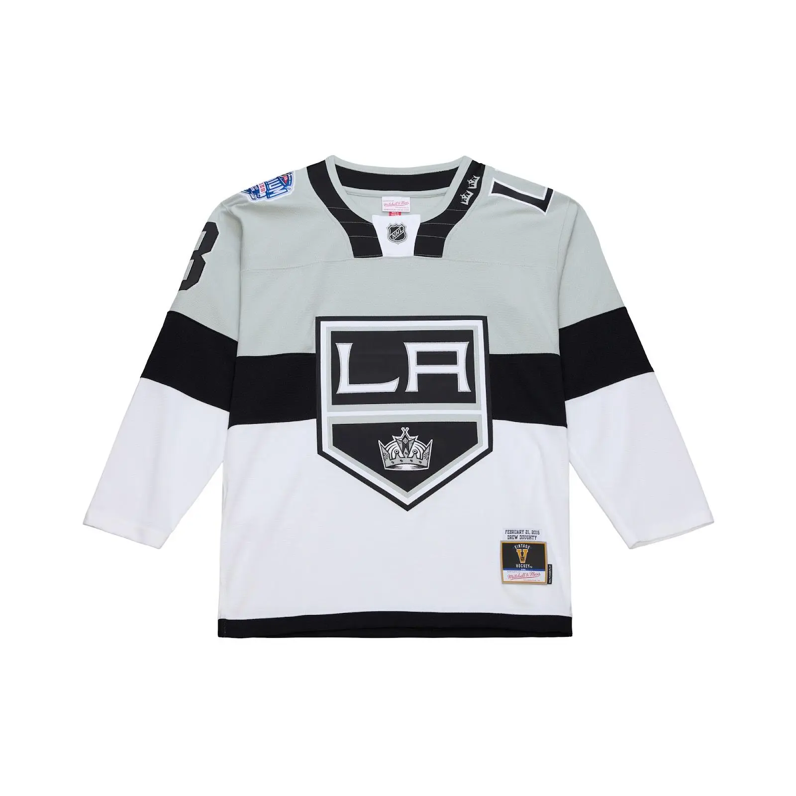 Drew Doughty Los Angeles Kings 2015 Gray Stadium Series Power Play Jersey NHL Throwback Hockey Fan Gear Mitchell & Ness