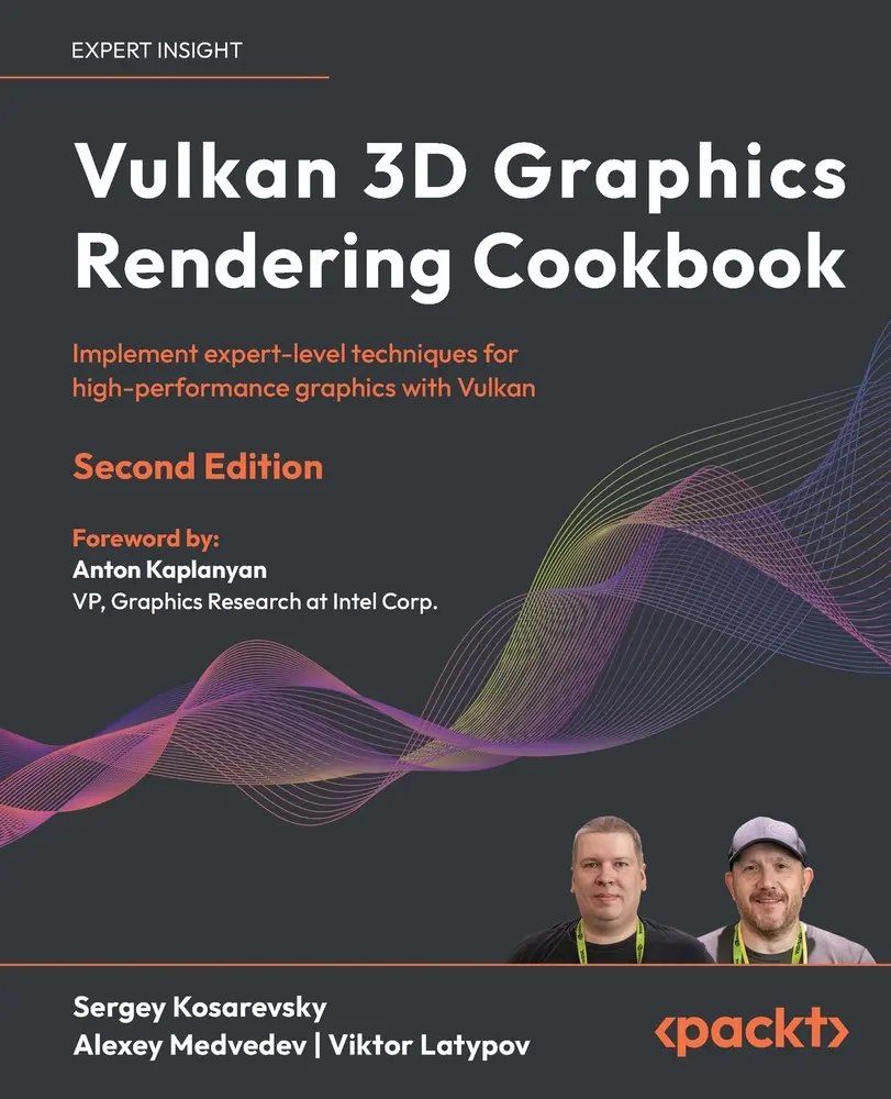 USED Book - Vulkan 3D Graphics Rendering Cookbook - Second Edition: Implement expert-level techniques for high-performance graphics with Vulkan by Kosarevsky, Sergey (Paperback) - english