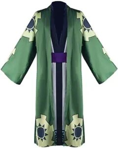 Roronoa Zoro Cosplay Uniform Zoro-juurou Cosplay Costume Full Set Anime Kimono for Adults