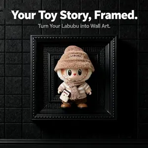 4-Inch Display Opening Frame for Mini Figures – Black